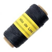 Hilo de lino para Encuadernación negro - Bookbinding thread black - Precio Especial