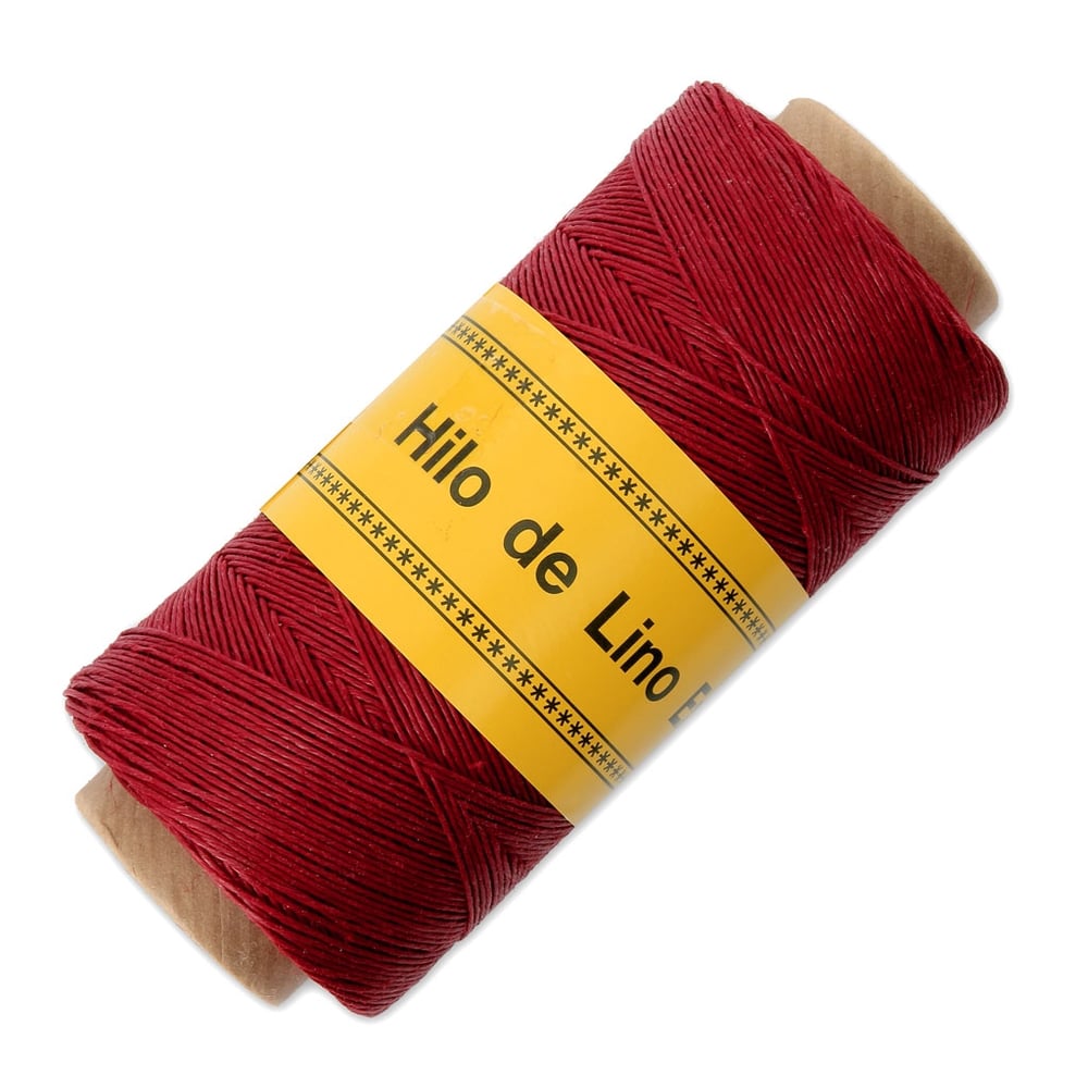 Image of Hilo de lino para Encuadernación rojo - Bookbinding thread red - Precio Especial