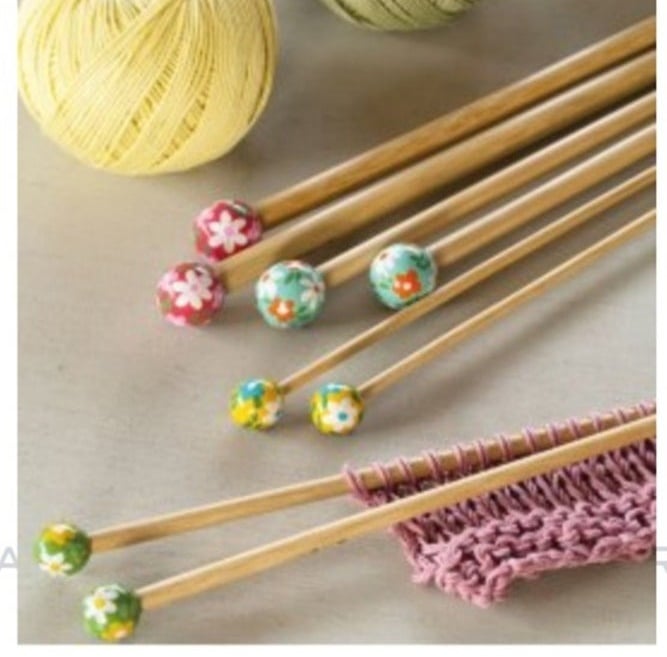 Agulhas de tricô em bambu DMC - Disponível em loja física