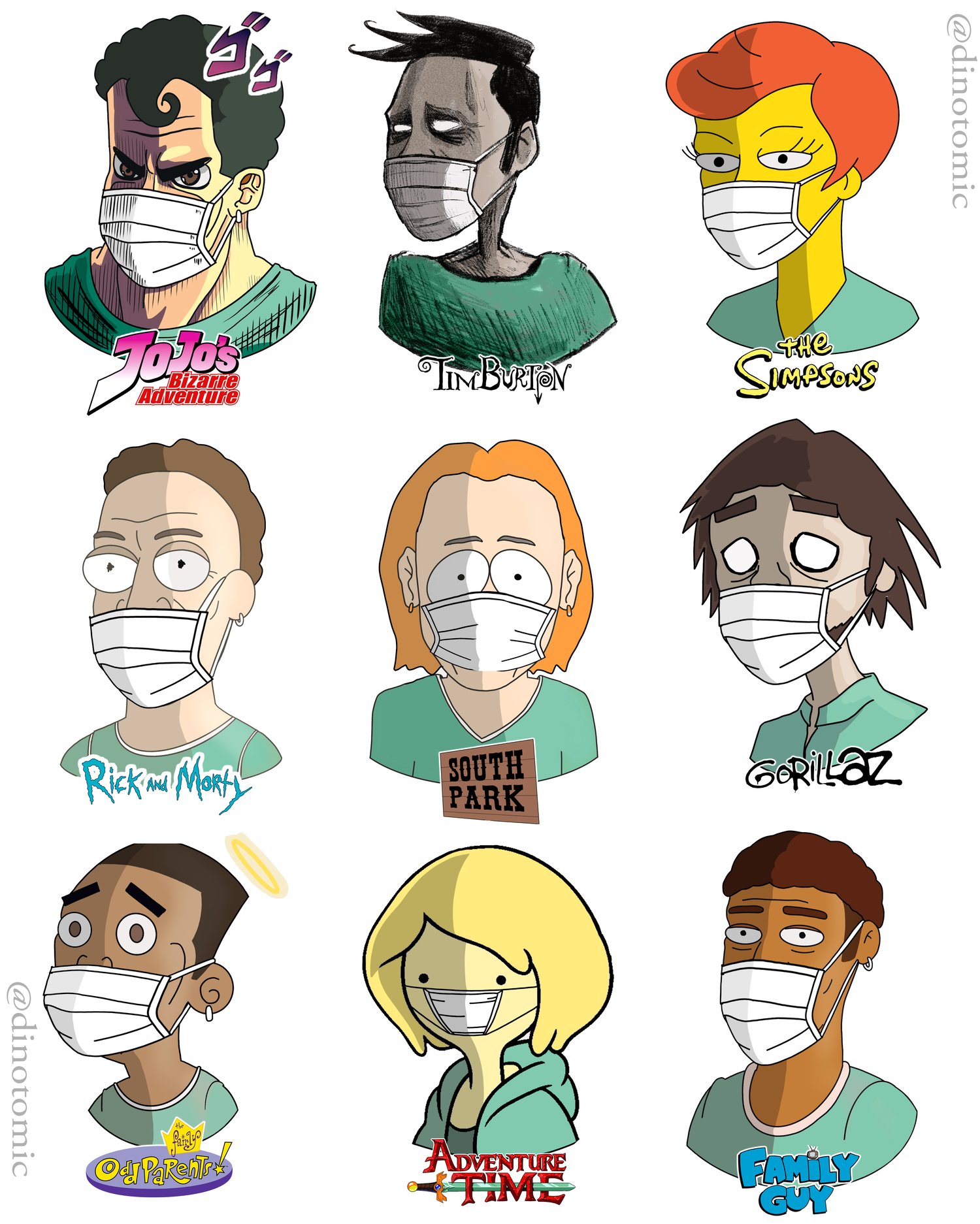 Image of #190 Doctors in many styles 