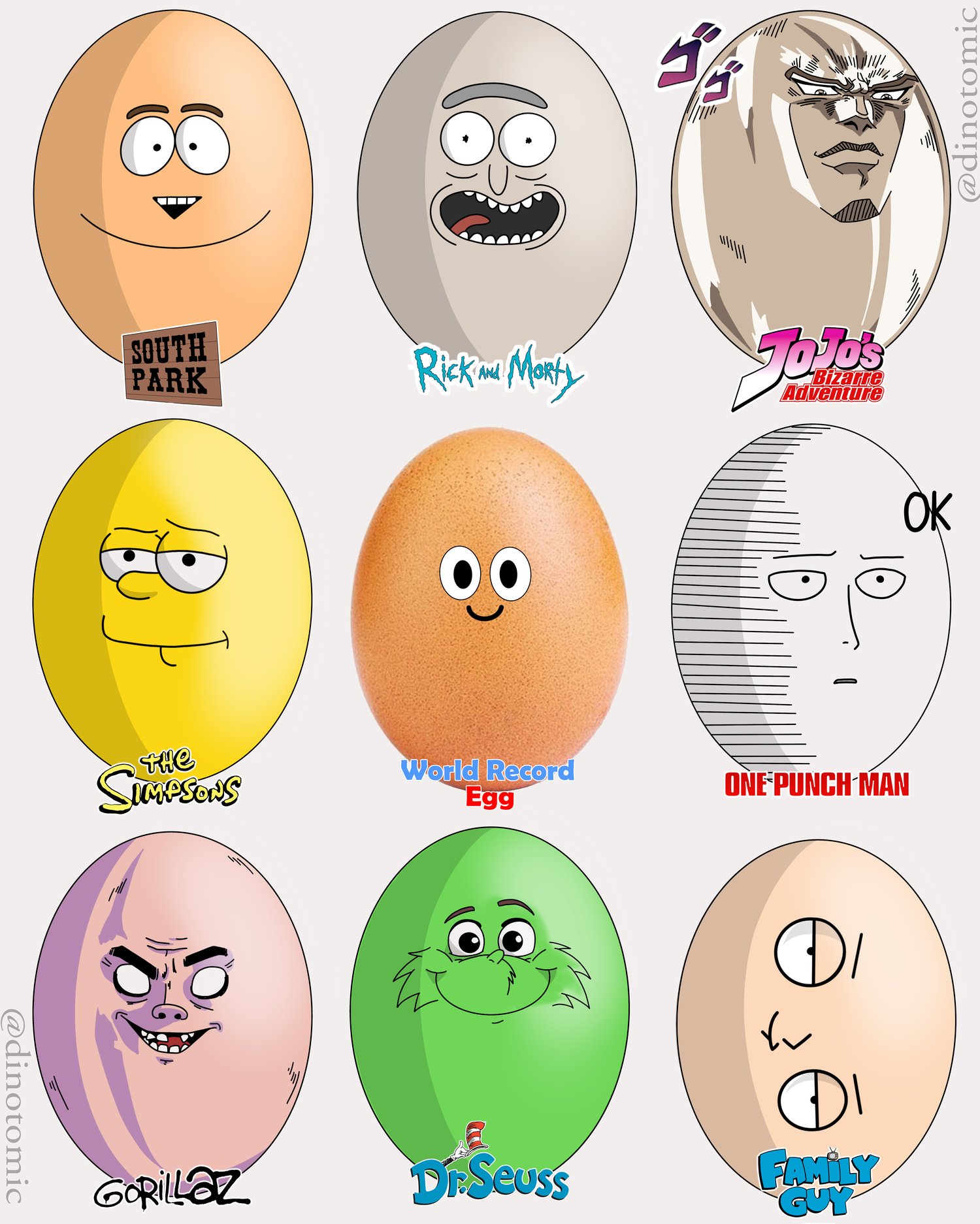 Image of #191 Eggs in many styles