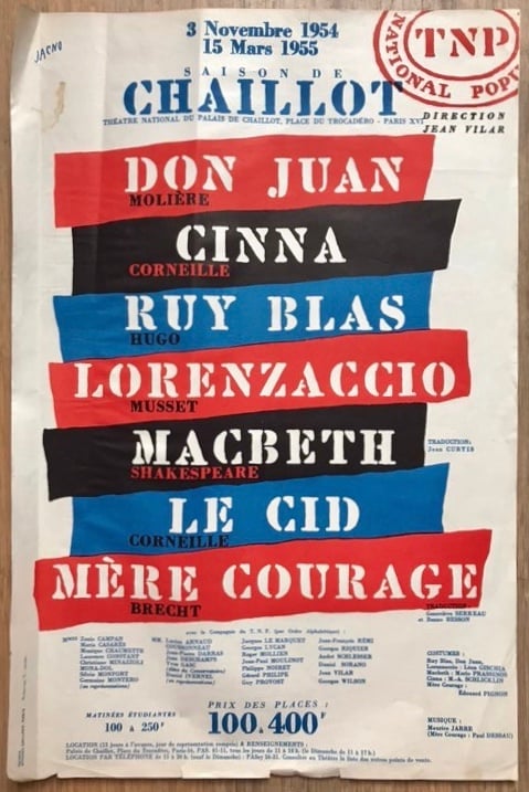 Image of jacno /  21/130 théâtre national populaire posters