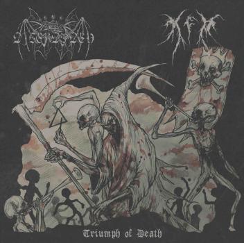 Image of Digerdöden/K.F.R (Ger/Fr) : "Triumph of Death" EP