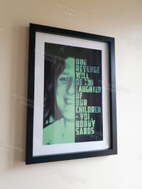 Image 2 of Bobby Sands Typography A3 print (unframed).