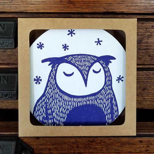 Image of Sleepy Owl Coasters