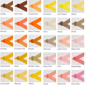 Image of FULL COLOR CHART- you choose bow size & color