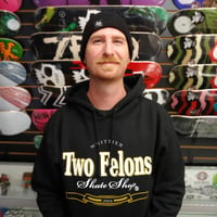Image 1 of Two Felons "MT Black" pullover Hoody