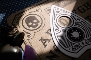 Mini Spirit Board - 5x7" Letterpress Ouija Board