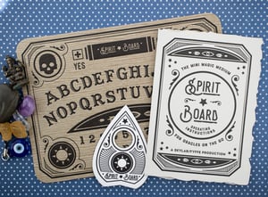 Mini Spirit Board - 5x7" Letterpress Ouija Board