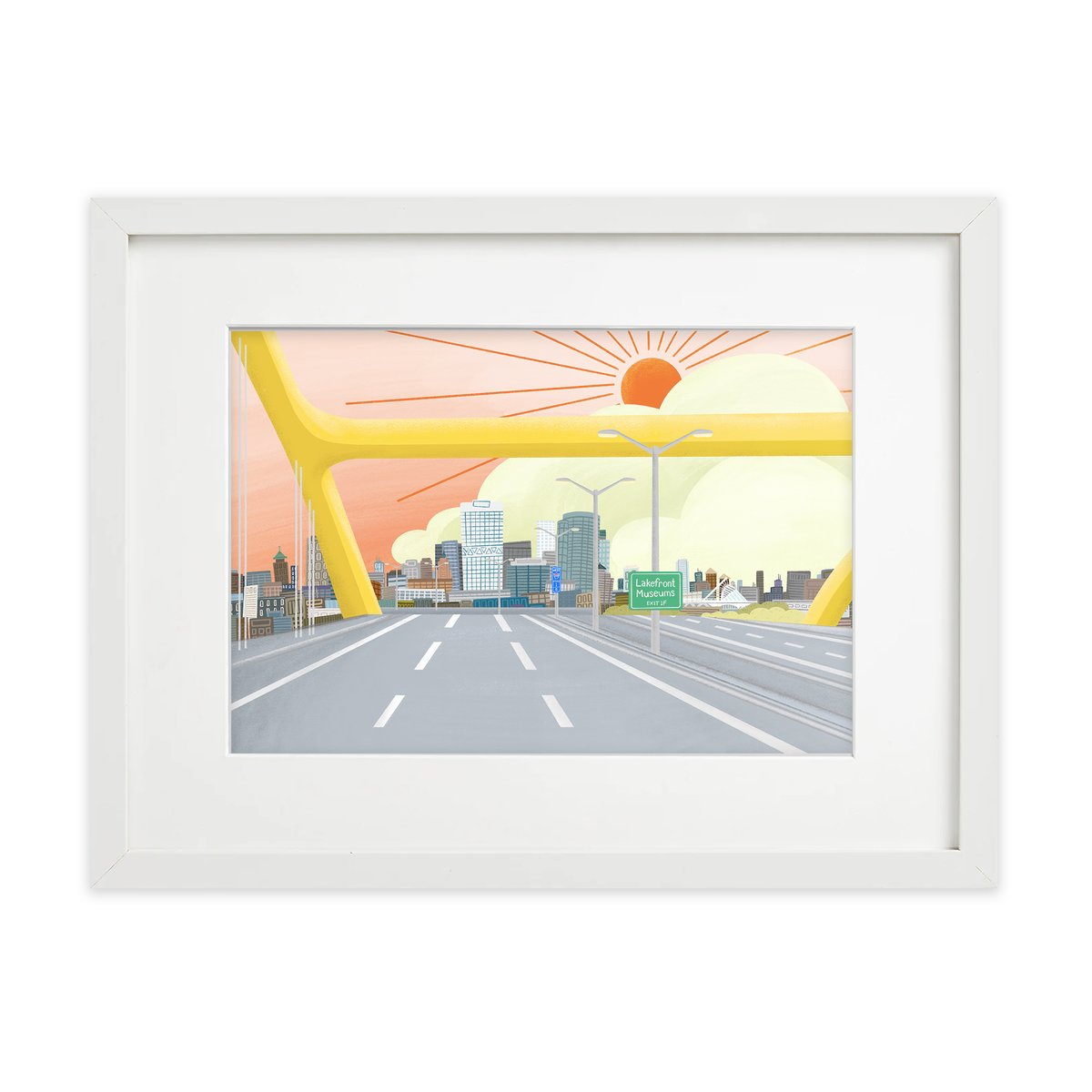Image of Hoan View Morning & Night Print