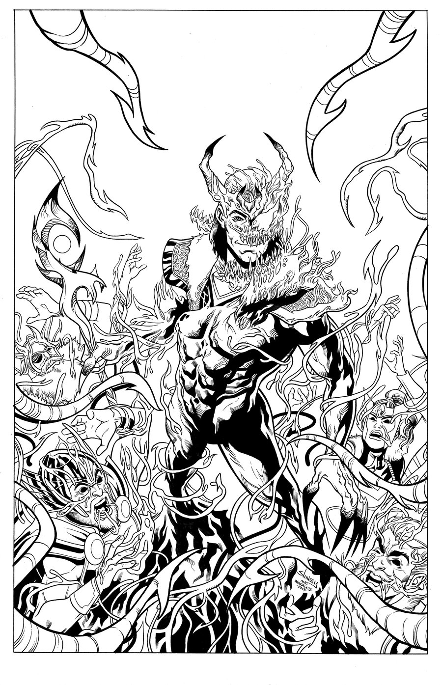 Image of Loki (2019) #1 Carnage variant cover