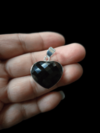 Onyx Heart Pendant