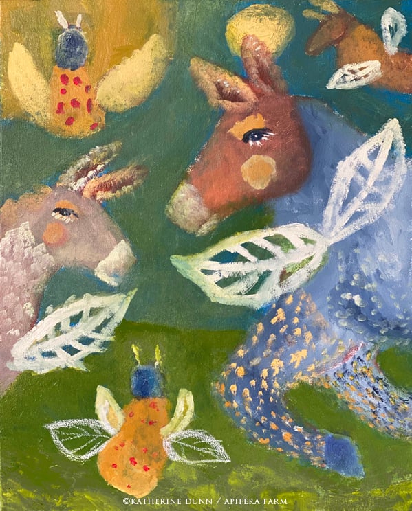 Image of Print: Flying Donkeys and Lady Bugs of Hope