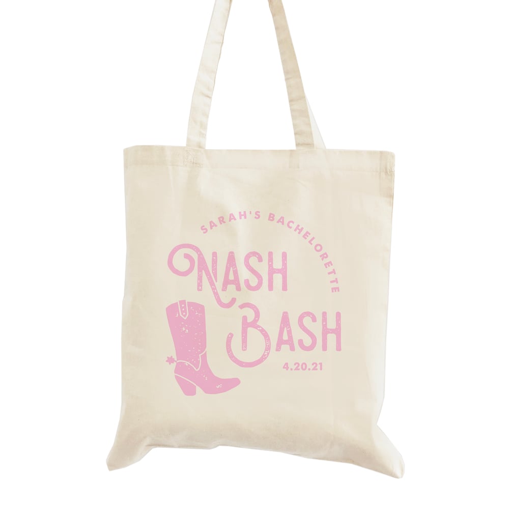 Nash Bash Bachelorette Tote Bag | Swag Bags Co.