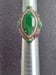 Image of EMERALD AND RUBY BRONZE AND SILVER RING