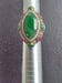 Image of EMERALD AND RUBY BRONZE AND SILVER RING