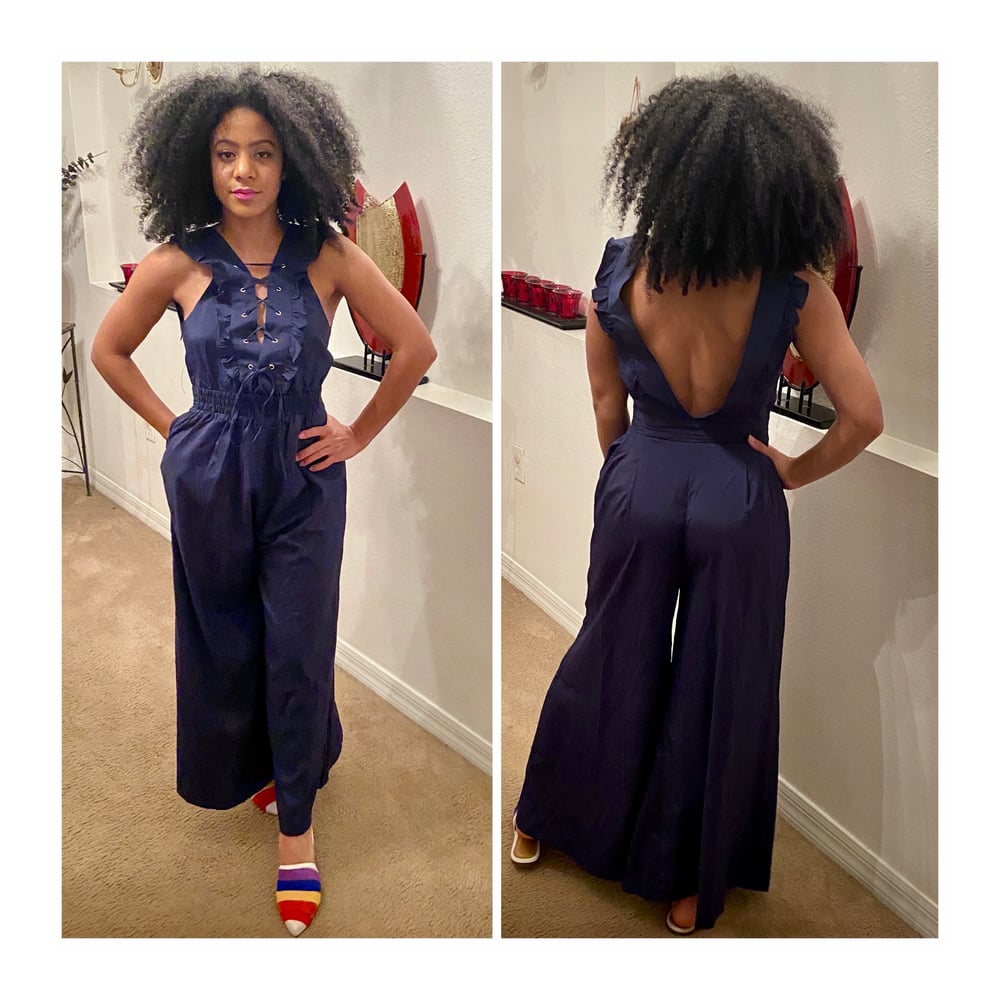 Image of Reversible Sailor Jumpsuit 