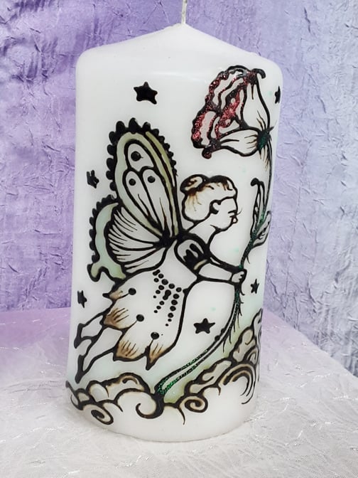 Image of 4 x 6 Fairy Henna Candle 