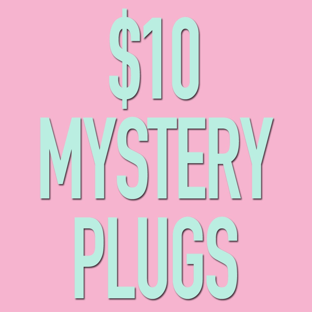 Image of $10 Mystery Plugs (all sizes 2g-2")