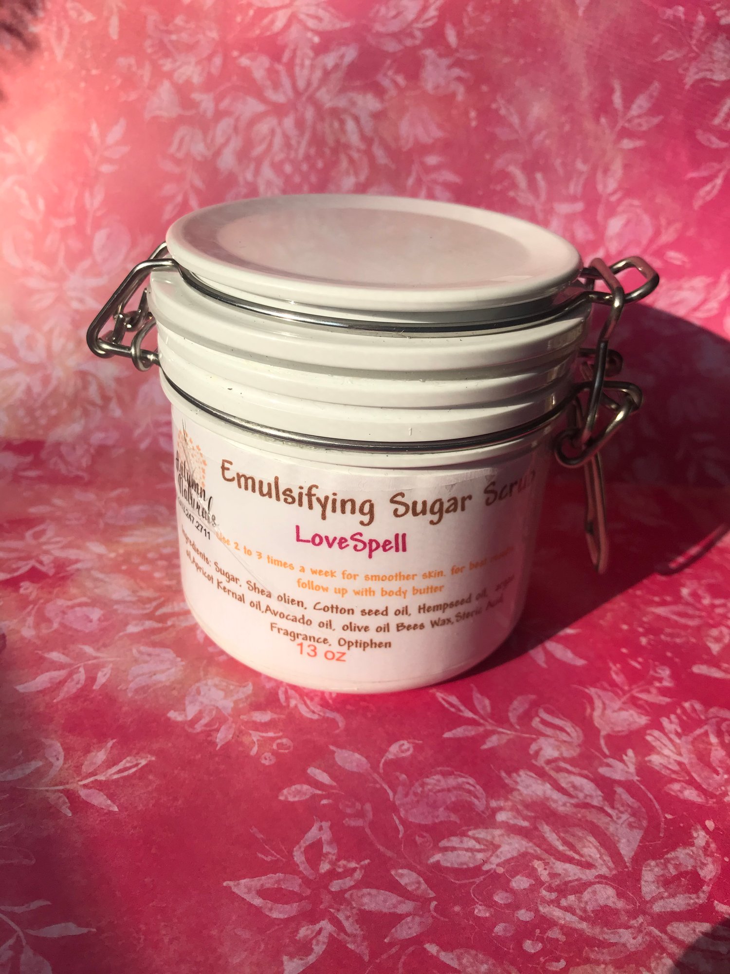 Image of Exfoliating sugar scrub 13oz