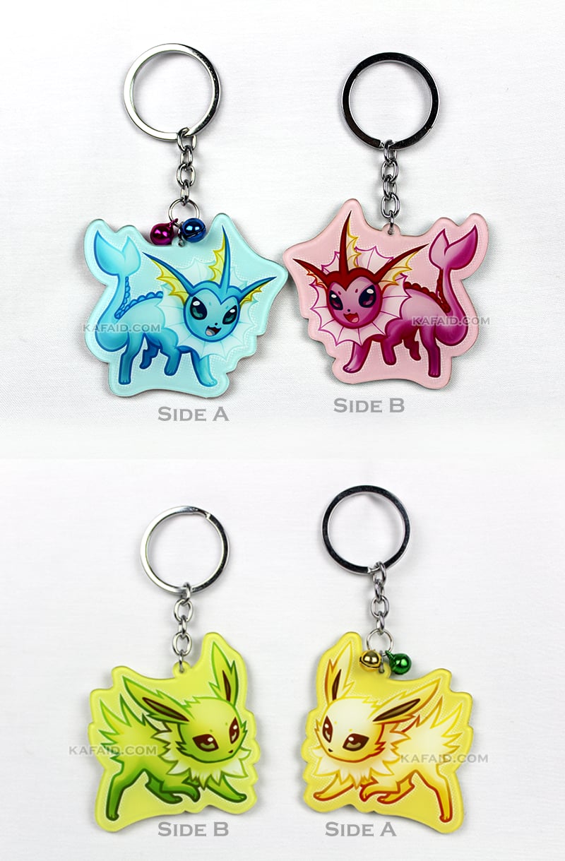 Gen 1 Eeveelution Keychain