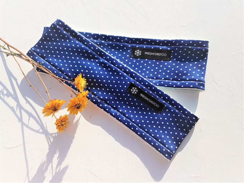 Image of Snowfall Polka Dots Headbands