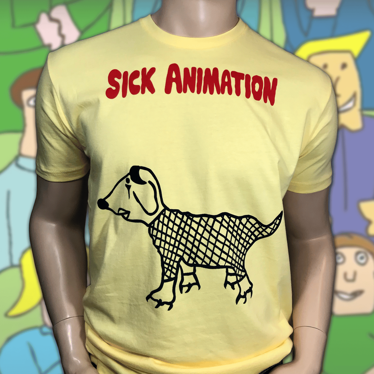 Isaac jul modul Goth Dog shirt - Sick Animation Shop