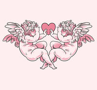 "Lovesick Cherubs" Print