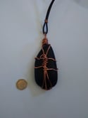 Non-Elite Shungite Pendant Necklaces On Leather or Corded Necklaces