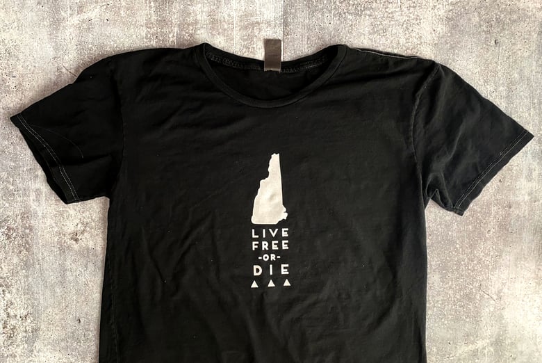 Image of Vertical LFOD -Vintage black t-shirt