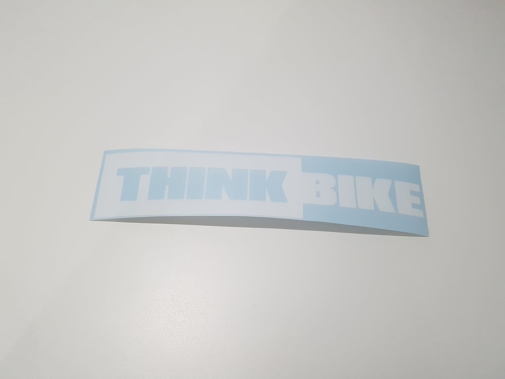 Image of THINK BIKE Bumper sticker