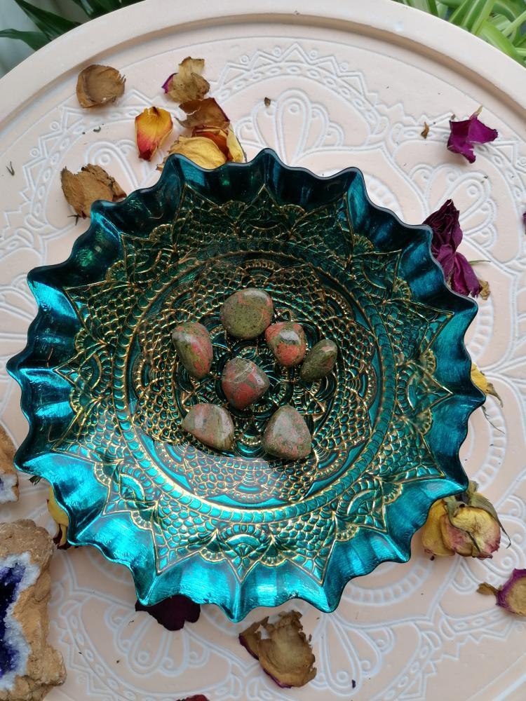 Image of Unakite tumblestone 