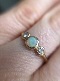Image 2 of Opal Love Ring 