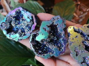 Image of Rainbow Aura Geode 