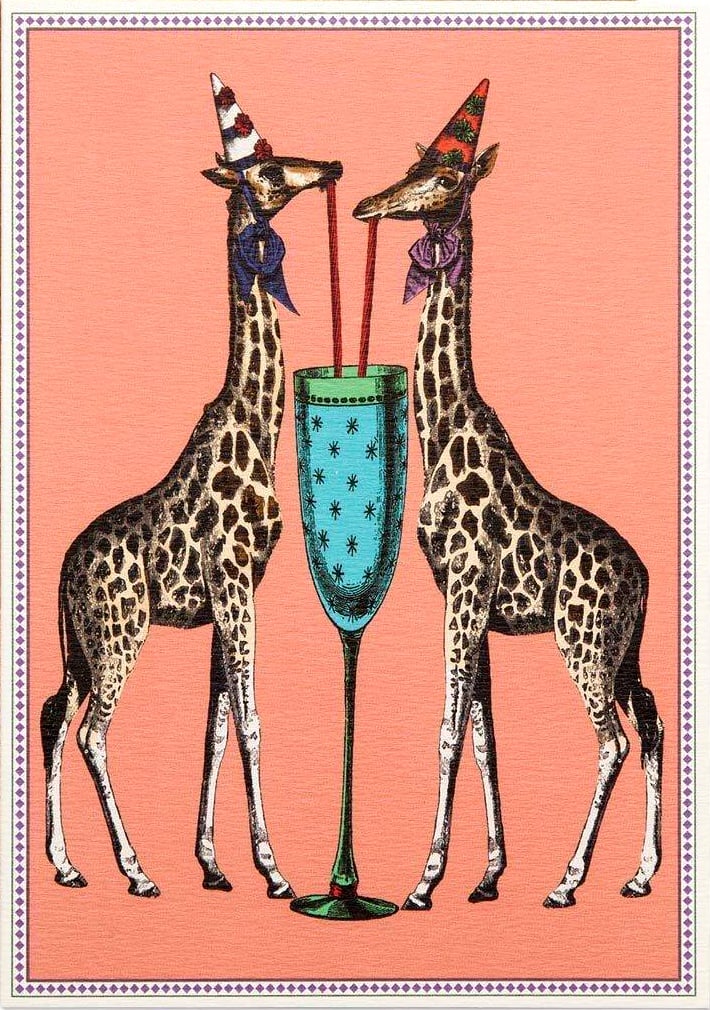 Image of Party Giraffes Card