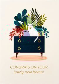 New Home Cat Card