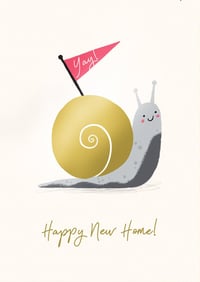 New Home Snail Card