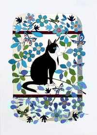 Cat Paper Cut Card