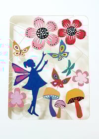Fairy Paper Cut Card