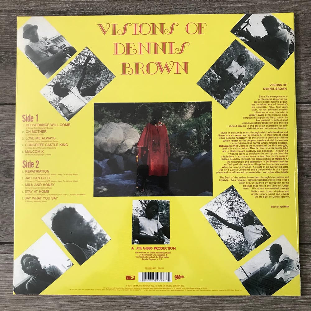 Image of Dennis Brown - Visions Of Dennis Brown Vinyl LP