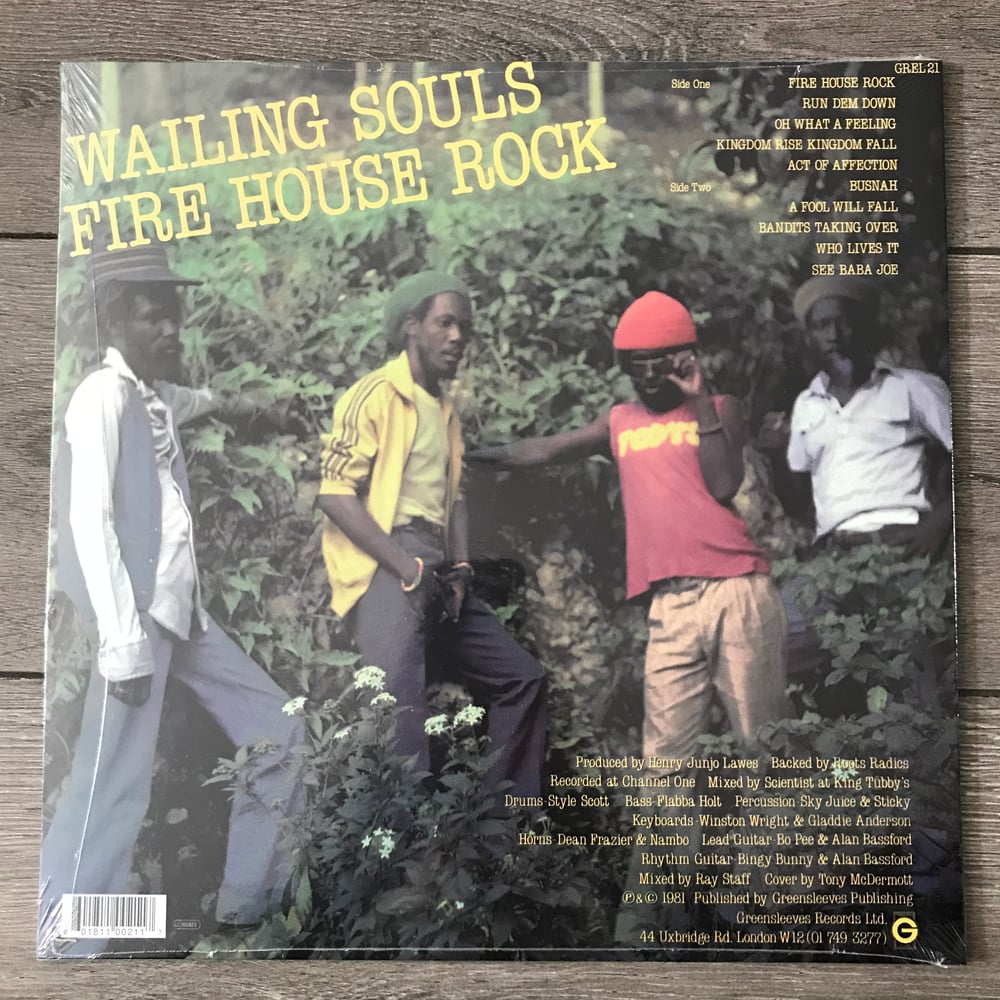 Image of Wailing Souls - Fire House Rock Vinyl LP