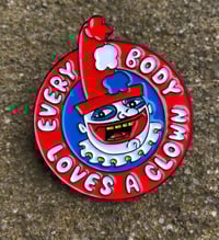 Image 1 of "Everybody Loves a Clown" John Wayne Gacy/Pogo 1.75" Enamel Pin