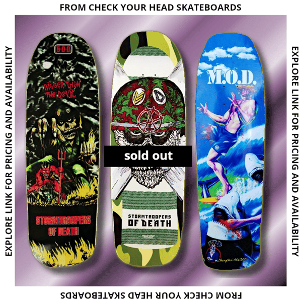 Image of Skateboard Decks from Check Your Head Skateboards