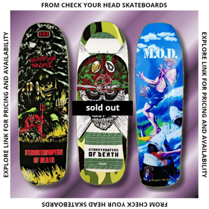 Image of Skateboard Decks from Check Your Head Skateboards