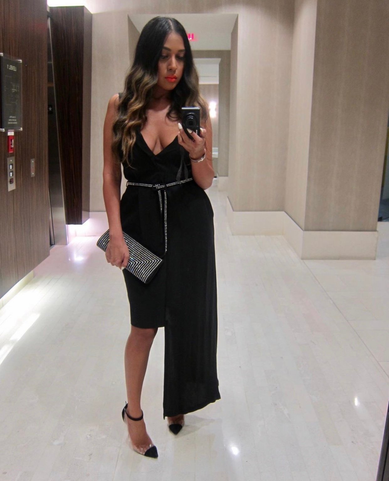 Image of MAISON MARTIN MARGIELA X H&M ASYMMETRICAL DRESS (US 4)