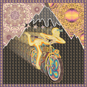 Image of "First Ride" (v2) Woven Blanket & Pillow Case
