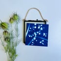 To Be Free - Mini Framed Cyanotype
