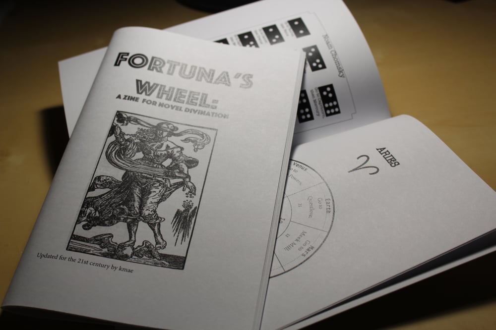Image of Fortuna's Wheel: a zine for novel divination