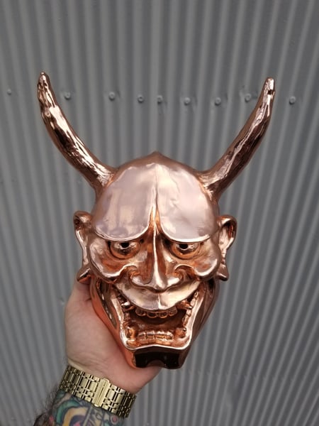 Image of Copper Electroplated Hannya 