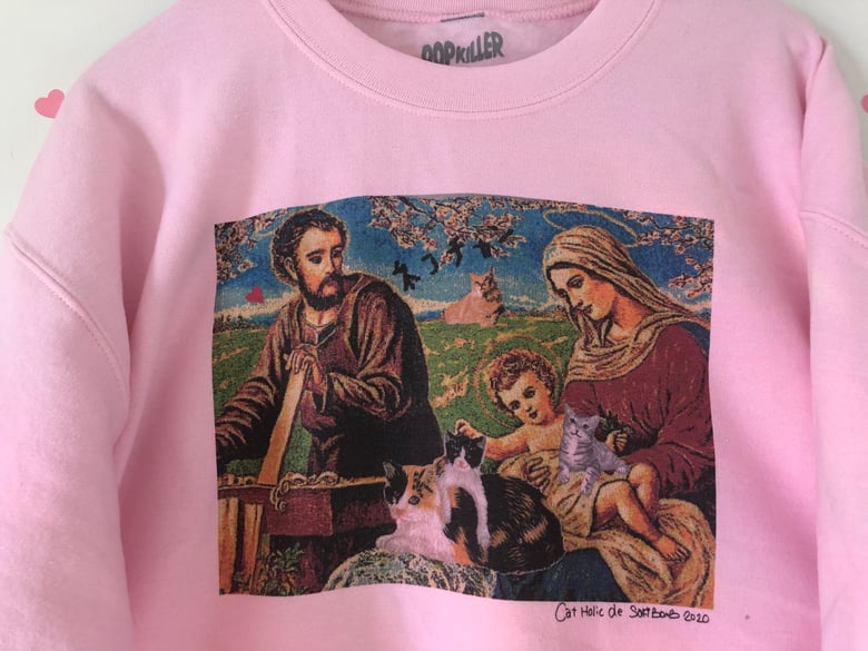 Image of  preorder  PiNK color  catHolic de sakibomb collab with popkiller 